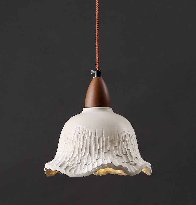 Modern Bedroom Concrete Pendant Lamp