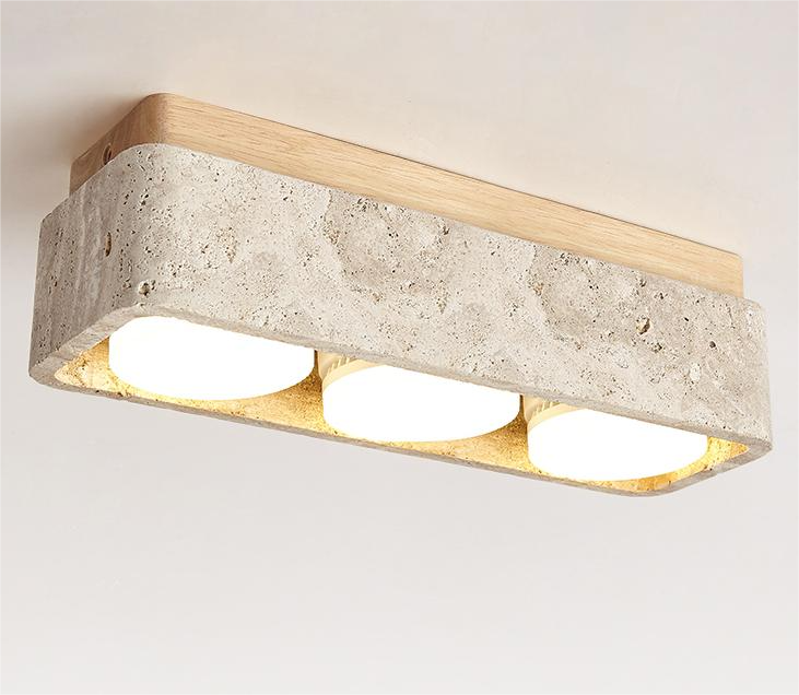 Modern Bedroom Travertine Pendant Lamp