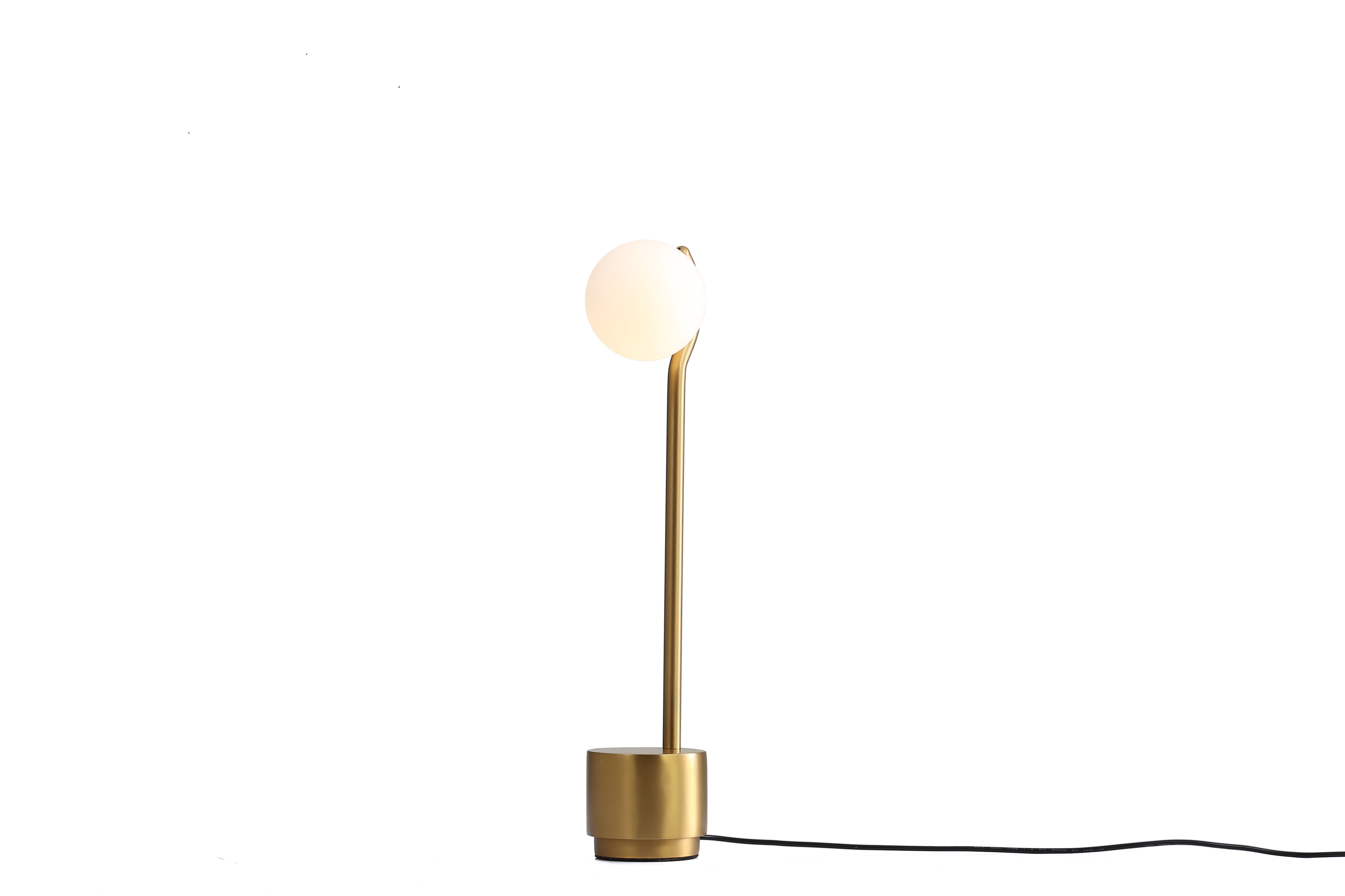 Nordic modern glass metal desk lamp