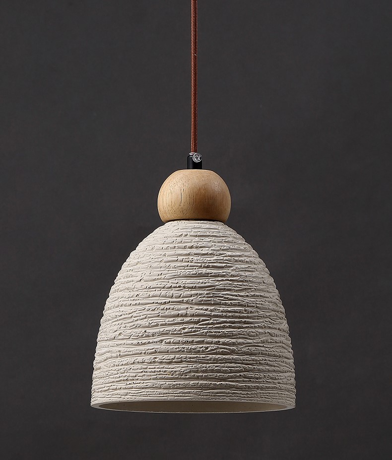 Modern Bedroom  Concrete Pendant Lamp