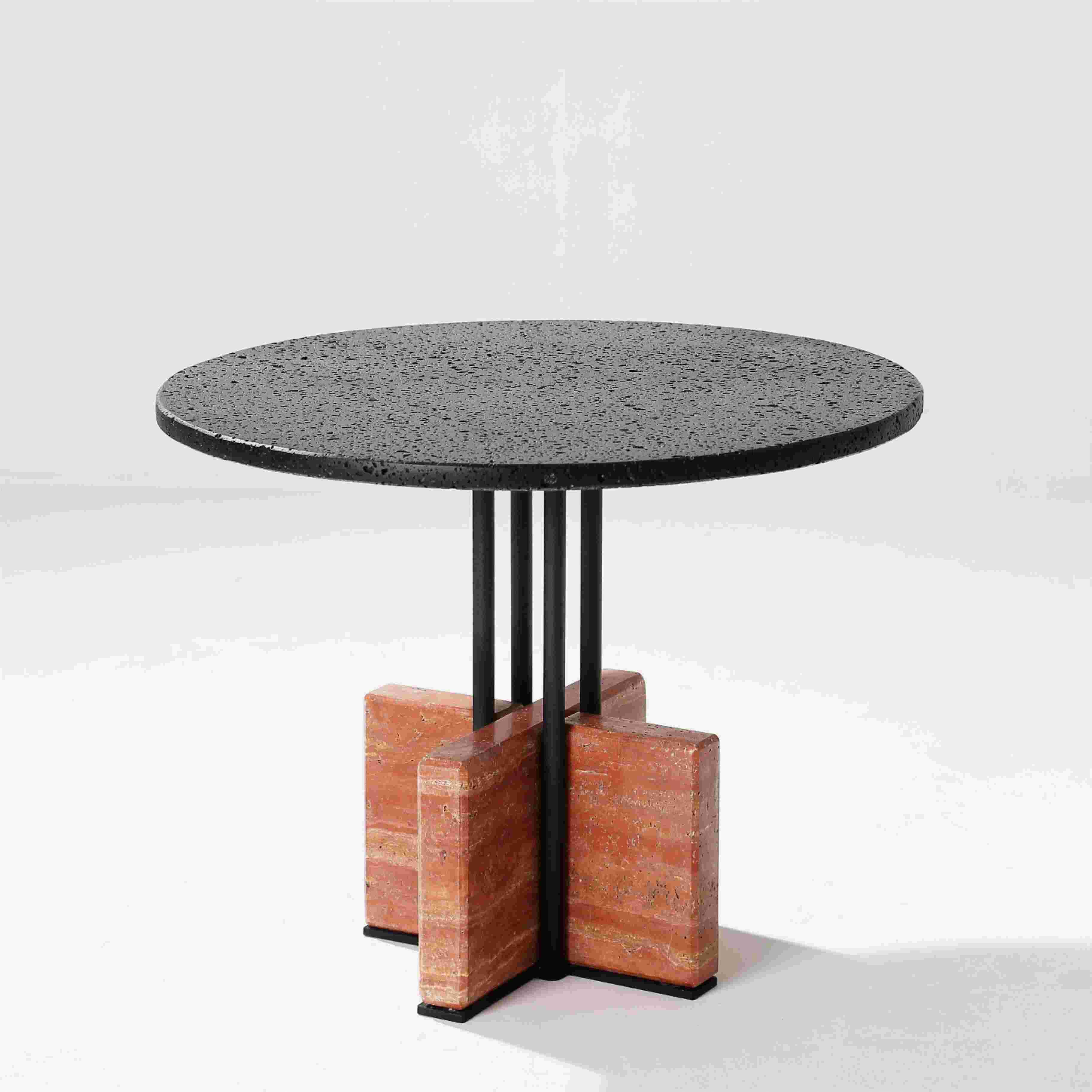 Turkey Travertine Coffee Table 18mm Thick OEM/ODM Available  In Stock | JIA Furniture and Lighting Factory