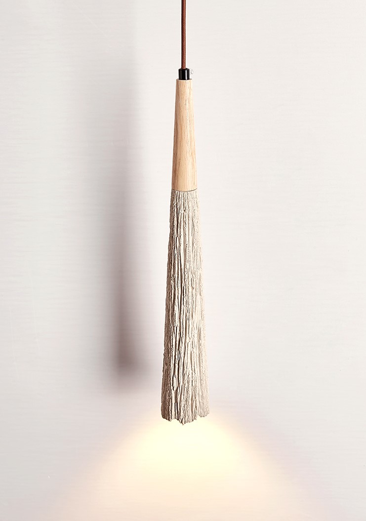 Modern Bedroom  Concrete Pendant Lamp